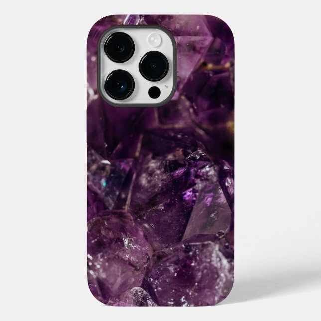 Funda De Case-Mate Para iPhone Estuche Amethyst Crystal Energy para iPhone (Reverso )