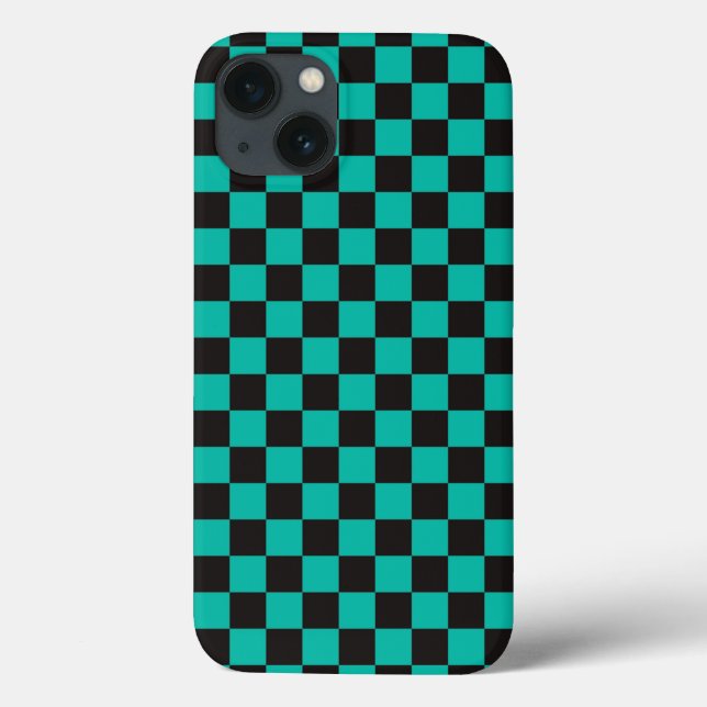 Funda De Case-Mate Para iPhone Estuche Anime Checkered Phone (Reverso)