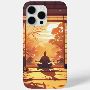 Funda Para iPhone 15 Pro Max Estuche Anime Phone - Artista Marcial Meditando