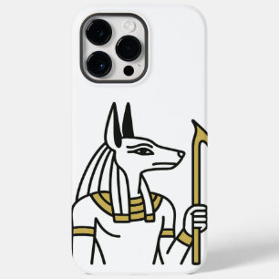 Funda Para iPhone 14 Pro Max De Case-Mate Estuche Anubis Egyptian Line Art iPhone