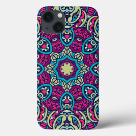 Funda Para iPhone 13 Estuche Arabesque Scrapbook Pattern iPhone