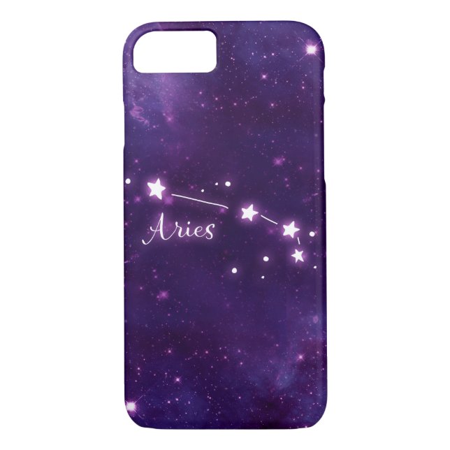 Funda De Case-Mate Para iPhone Estuche Aries Zodiac Constellation Phone (Reverso)