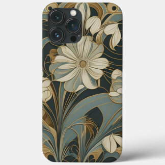Funda Para iPhone 13 Pro Max Estuche Art Deco Floral Design para iPhone / iPad