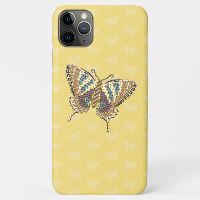Funda De Case-Mate Para iPhone Estuche Aztec Swallowtail Funda-Mate Phone (Reverso)