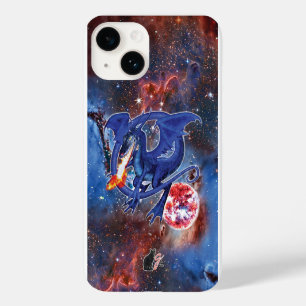 Funda Para iPhone 14 De Case-Mate Estuche Azurite Cosmic Dragon Funda-Mate para iPho