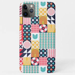 Funda Para iPhone 11 Pro Max Estuche Bauhaus Floral Geometric iPhone / iPad