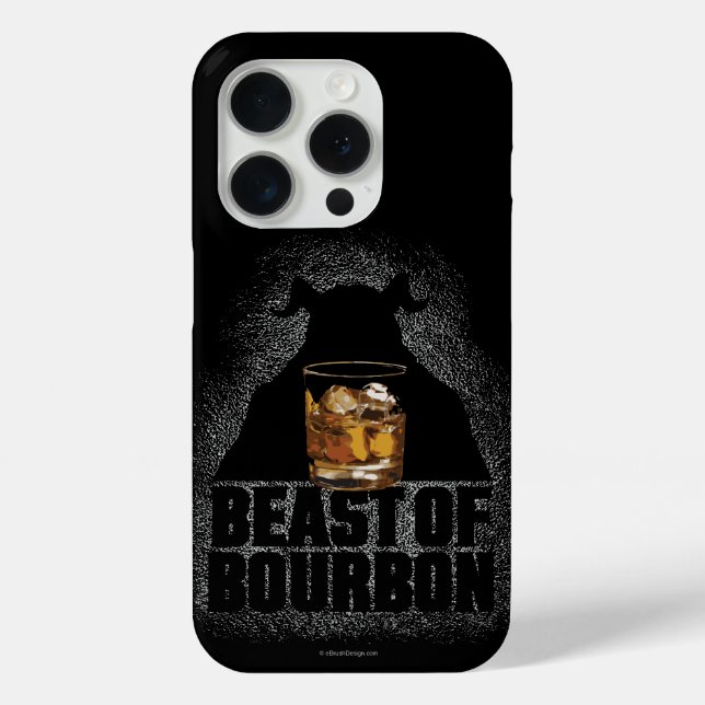 Funda De Case-Mate Para iPhone Estuche Beast Of Bourbon Funda-Mate para iPhone (Reverso )