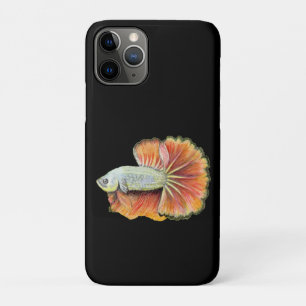 Funda Para iPhone 11 Pro Estuche Betta Fish Funda-Mate para iPhone
