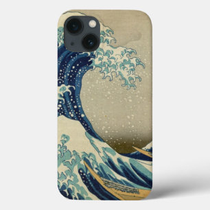 Funda Para iPhone 13 Estuche Big Ocean Wave Beige Phone