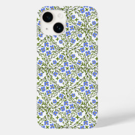 Funda Para iPhone 14 De Case-Mate Estuche Blue Blooms Ditsy Floral para iPhone / iPa