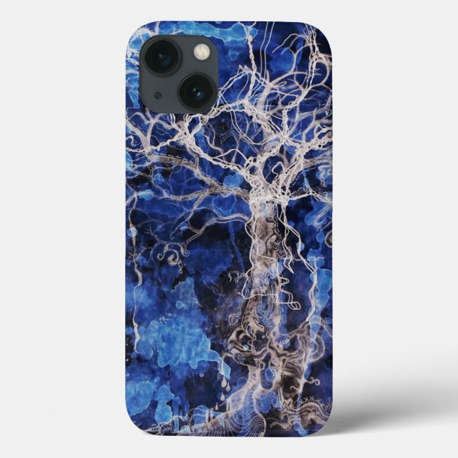 Funda De Case-Mate Para iPhone Estuche Blue Gypsy Tree of Life iPad (Reverso)