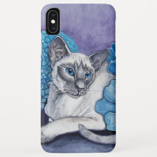 Funda Para iPhone XS Max Estuche Blue Point Siamese para iPhone Funda-mate