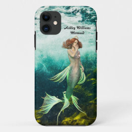 Funda Para iPhone 11 Estuche Boho Mermaid Birthday para iPhone