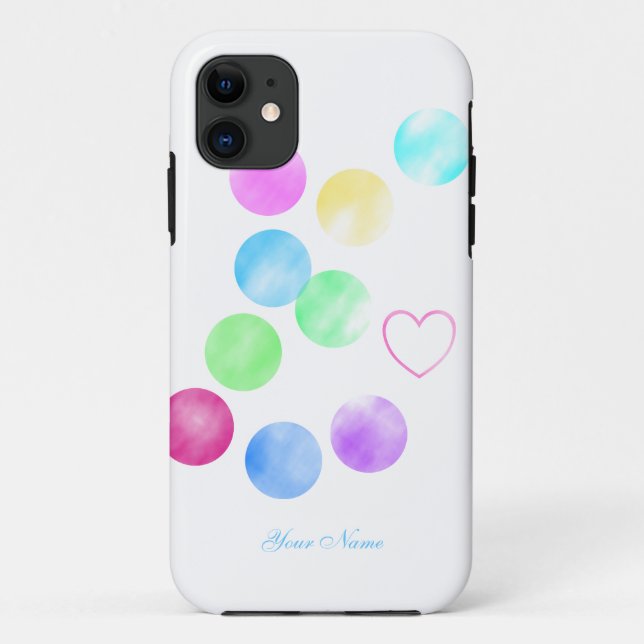 Funda De Case-Mate Para iPhone estuche bonito para iPhone con tu nombre (Reverso)