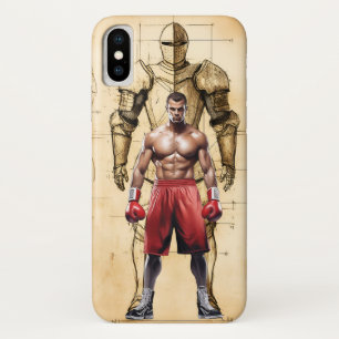 Funda Para iPhone X Estuche Boxer Robot para iPhone / iPad