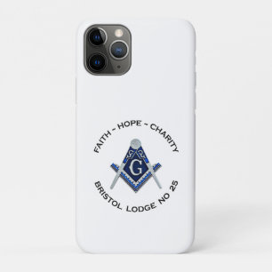 Funda Para iPhone 11 Pro Estuche Bristol No 25 Masonic iPhone