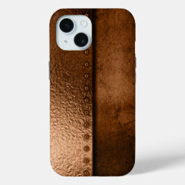 Funda Para iPhone 15 estuche Bronze Metallic iPhone / iPad