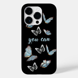 Funda Para iPhone 14 Pro De Case-Mate Estuche Butterflies Positive Change Cita para iPho