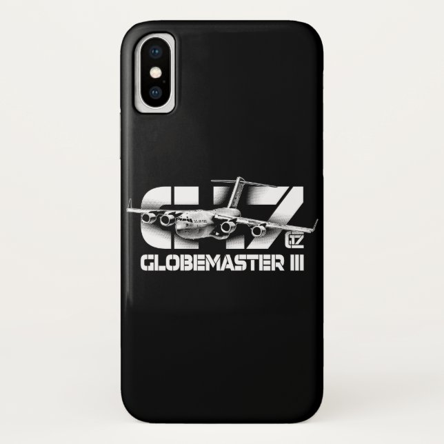 Funda De Case-Mate Para iPhone Estuche C-17 Globemaster III para iPhone / iPad (Reverso)