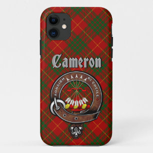 Funda Para iPhone 11 Estuche Cameron Clan Badge & Tartan Phone
