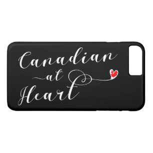 Funda Para iPhone 8 Plus/7 Plus Estuche canadiense de teléfono móvil en el corazón