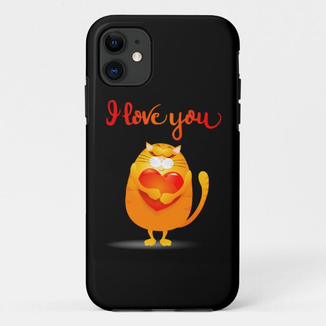 Funda De Case-Mate Para iPhone estuche Cat in Love iPhone / iPad (Reverso)