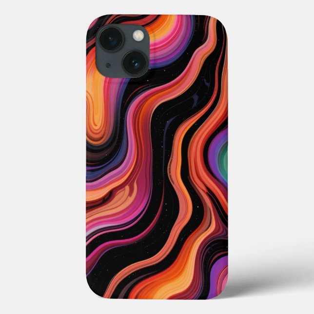 Funda De Case-Mate Para iPhone Estuche Celestial Swirls Phone (Reverso)