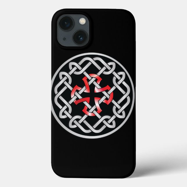 Funda De Case-Mate Para iPhone Estuche Celtic Knot Red Metallic iPad (Reverso)