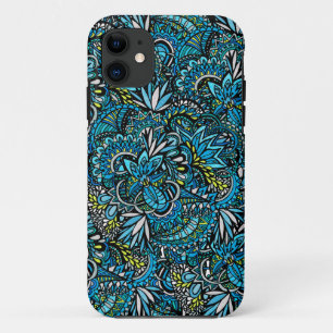 Funda Para iPhone 11 Estuche Cerulean Swirls Funda-Mate Tough Phone