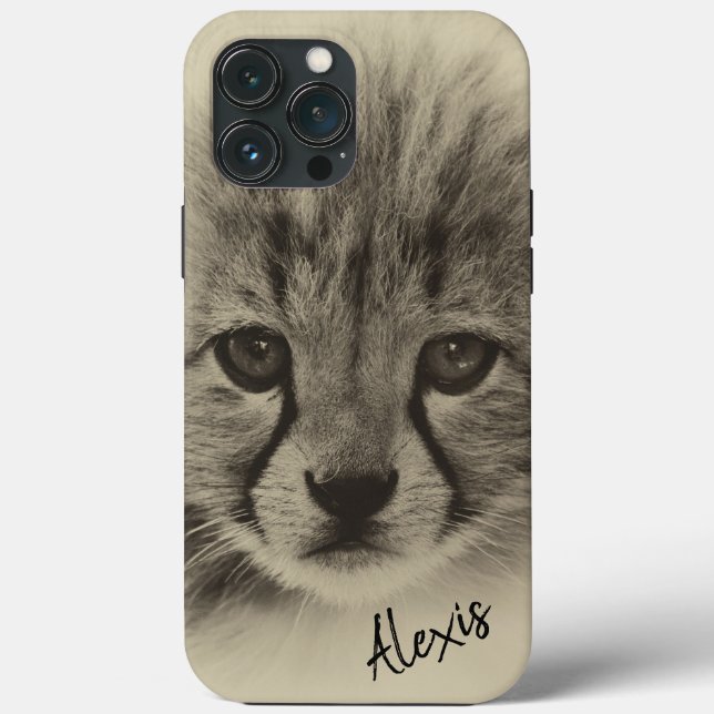 Funda De Case-Mate Para iPhone Estuche Cheetah Cub Funda-Mate para iPhone (Reverso )