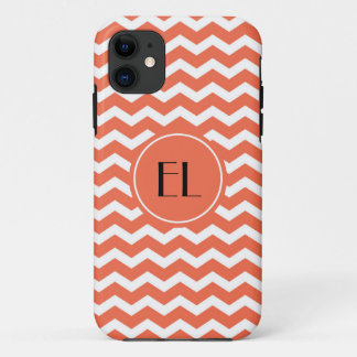 title_seo2 Estuche Chevron Monograma Tangerina/Naranja para i