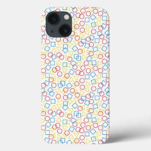 Funda Para iPhone 13 Estuche Circle Triangle Square Funda-Mate para iPh