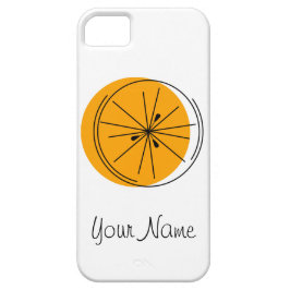 Funda Para iPhone 11 Estuche Citrus Naranja 'Name' para iPhone