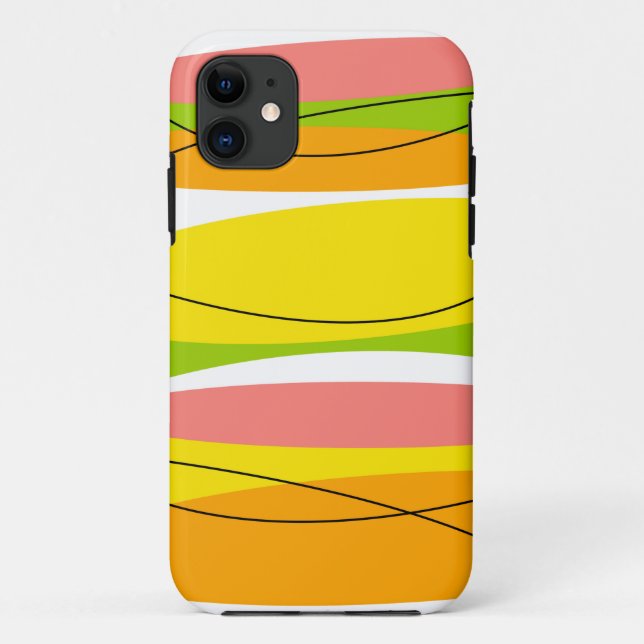 Funda De Case-Mate Para iPhone Estuche Citrus Stripe iPhone (Reverso)