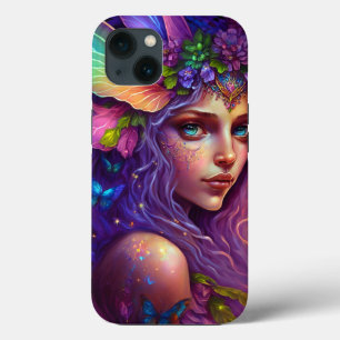Funda Para iPhone 13 Estuche colorido Fantasy Art Funda-Mate para iPhon