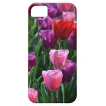 Estuche colorido para el teléfono Tulips