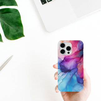 Funda Para iPhone 15 Pro Max Estuche colorido para iPhone con color de agua del