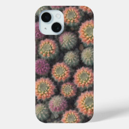 Funda Para iPhone 15 Estuche colorido para teléfono Cactus