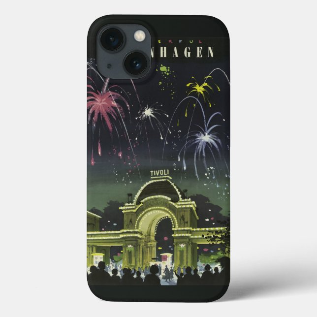 Funda De Case-Mate Para iPhone estuche Copenhagen Vintage Travel iPad (Reverso)