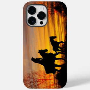 Funda Para iPhone 14 Pro Max De Case-Mate Estuche Cowgirl Sunset Horseback Ride iPhone / iPa