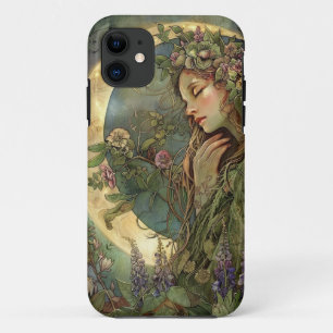 Funda Para iPhone 11 Estuche Crescent Moon Ostara Phone