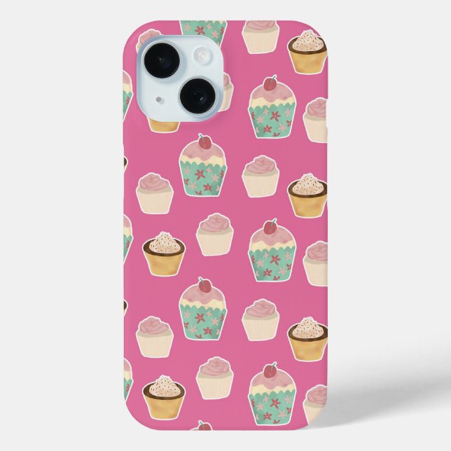 Funda De Case-Mate Para iPhone Estuche Cupcake para iPhone (Reverso )