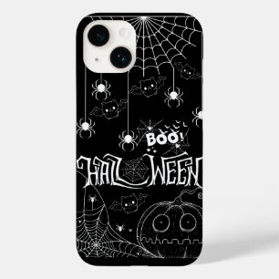 Funda Para iPhone 14 De Case-Mate Estuche Cute Bats & Spooky Pumpkins para iPhone