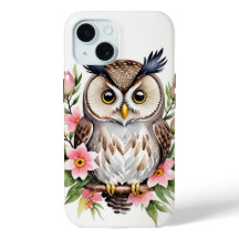 Estuche Cute Brown Owl iPhone / iPad