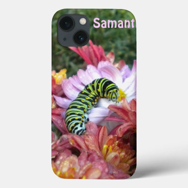 Funda De Case-Mate Para iPhone Estuche Cute Caterpillar para iPad *Personalize* (Reverso)