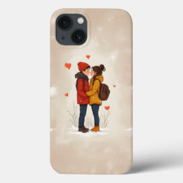Funda Para iPhone 13 Estuche Cute Couple para iPhone