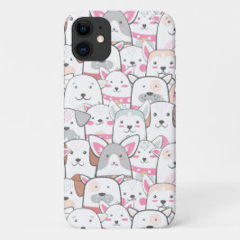 Funda Para iPhone 11 Estuche Cute Dogs Phone