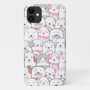Funda Para iPhone 11 Estuche Cute Dogs Phone
