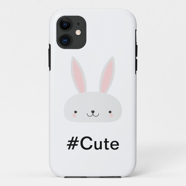 Funda De Case-Mate Para iPhone Estuche Cute Kawaii Bunny Phone (Reverso)