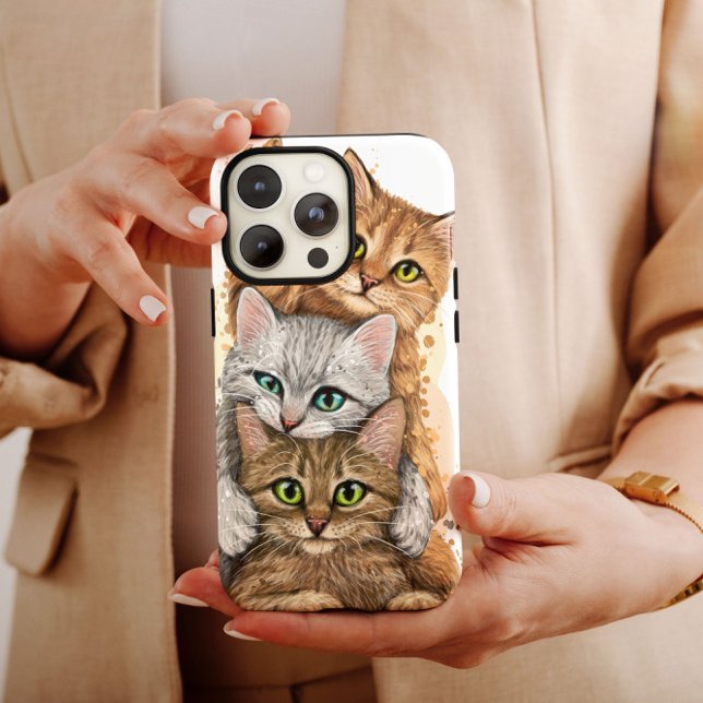 Funda De Case-Mate Para iPhone Estuche Cute Kittens iPhone | Gato Adorable Lover  (Subido por el creador)